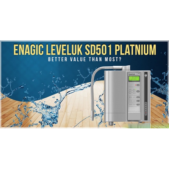 Máy lọc nước điện giải ion kiềm Kangen Leveluk SD501 Platinum - Chính hãng ENAGIC