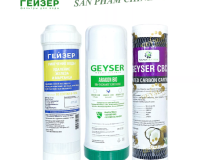 Bộ combo 3 lõi lọc nước 123 Nano Geyser (ecotar, aragon bio, cbc) dùng cho máy lọc nước Nano geyser ecotar 6 và máy ecotar 3