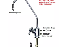 Vòi chuyên dụng cho máy lọc nước điện giải Vòi cổ cao máy ion kiềm - Mạ Crom