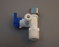 Van Chia nước đầu nguồn |MINHQUANHOME| van khóa nước ren 21mm ra nối nhanh 6 -10mm