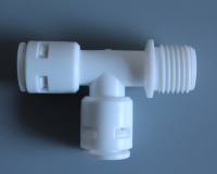 Tê lệch ren 13mm ra 2 đầu nối nhanh 6mm |MINHQUANHOME| tê lệch dùng nối trong lõi T33 trong máy lọc nước RO