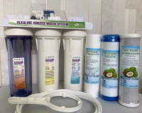 Bộ lọc thô 3 cấp lọc chuyên dụng cho máy kiềm - Hàng chất lượng - Bộ lọc thô 3 cấp Đài Loan (đầy đủ lõi, phụ kiện)