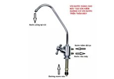 Vòi chuyên dụng cho máy lọc nước điện giải Vòi cổ cao máy ion kiềm - Mạ Crom