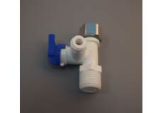 Van Chia nước đầu nguồn |MINHQUANHOME| van khóa nước ren 21mm ra nối nhanh 6 -10mm