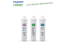 Bộ combo lõi lọc nước máy Nano Geyser Smart, Nano Geyser Ecolux, Hàng nhập khẩu chính hãng bộ 3 lõi