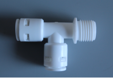 Tê lệch ren 13mm ra 2 đầu nối nhanh 6mm |MINHQUANHOME| tê lệch dùng nối trong lõi T33 trong máy lọc nước RO