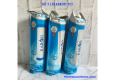 Bộ 3 lõi lọc thô Karofi Lõi lọc thô 123 thay thế trong máy lọc nước RO Karofi - KARO123