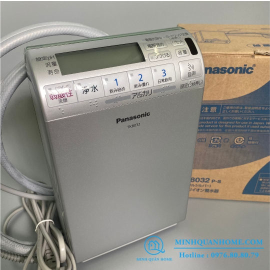 Máy lọc nước điện giải ion kiềm Panasonic TK 8032 - Combo đầy đủ phụ kiện bao lắp đặt - New 100%