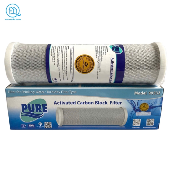 Bộ 3 lõi lọc Pure 123 Thái lan (loại PE) - NHẬP KHẨU CHÍNH HÃNG Pure Thái Lan - Bộ lọc thô máy RO, ion kiềm