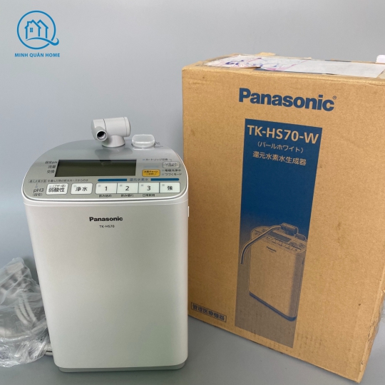 Máy Lọc Nước Ion Kiềm Panasonic TK-HS70-W mới 100% - Combo máy + phụ kiện lọc thô, vòi, biến áp