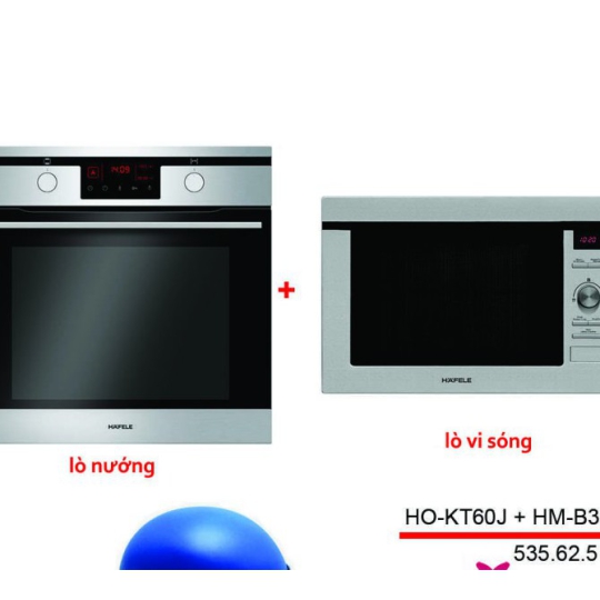 Combo lò nướng + lò vi sóng Hafele HO-KT60J + HM-B38D