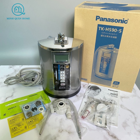 Máy lọc nước ion kiềm Panasonic TK-HS90-S mới 100% - Combo máy + phụ kiện lọc thô, vòi, biến áp 