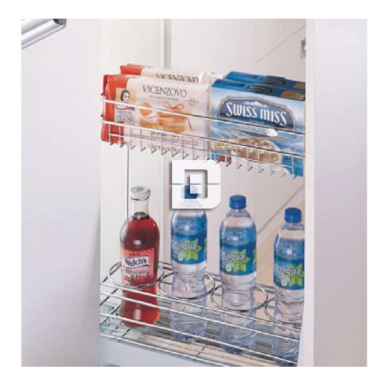 Kệ gia vị ray thường inox Wellmax DSPTJ023G