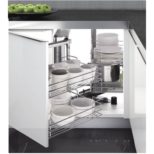Kệ góc inox trái - phải 101005, 101006