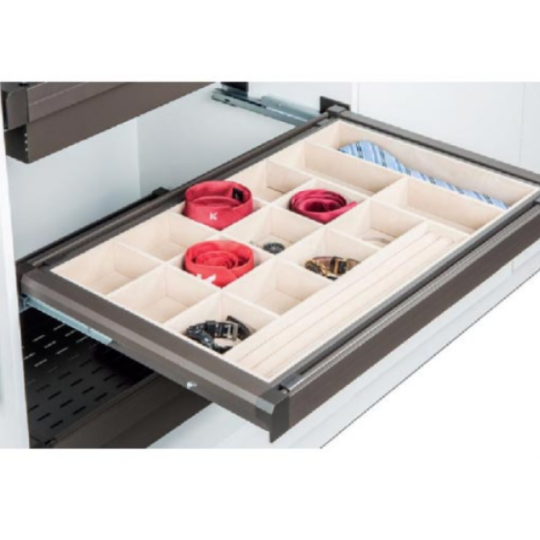Khay đựng trang sức Hafele 800mm màu trắng 807.95.803