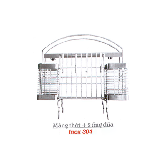 Máng thớt + 2 ống đũa Kafina MT-02