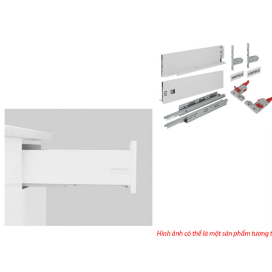 Ray hộp Hafele S3 chức năng nhấn mở màu trắng 552.55.704