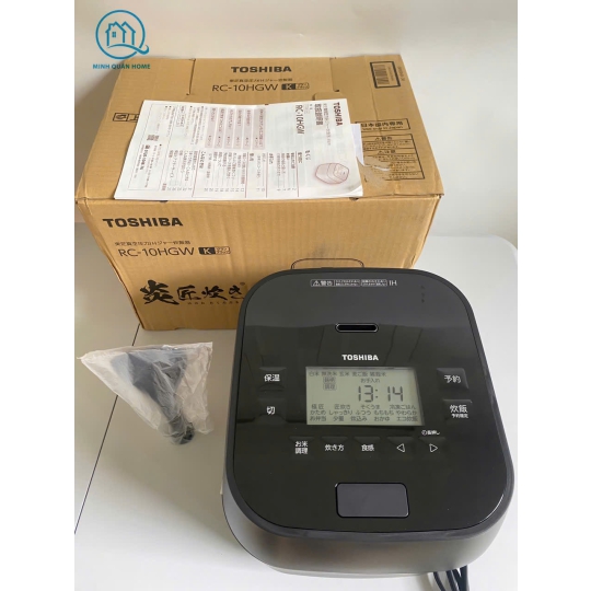 Nồi Cơm Điện Cao Tần Toshiba RC-10HGW 1L Áp Suất Hút Chân Không [MỚI 100%]