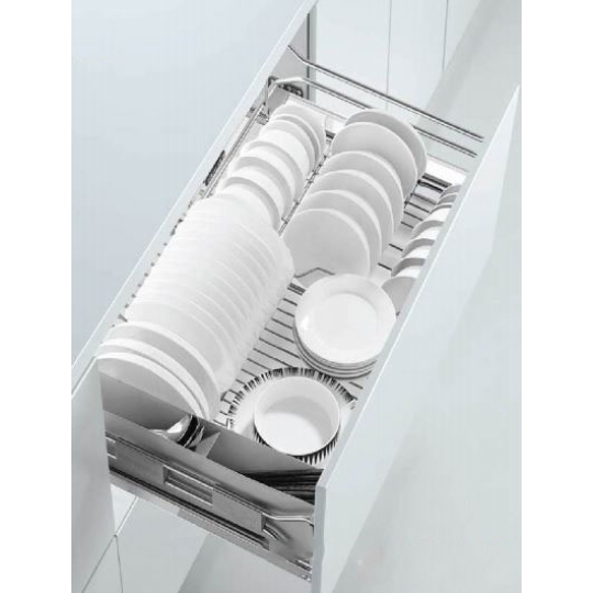 Rổ chén, dĩa, ray giảm chấn bắt mặt hộc inox 304 303321, 303322, 303324, 303325