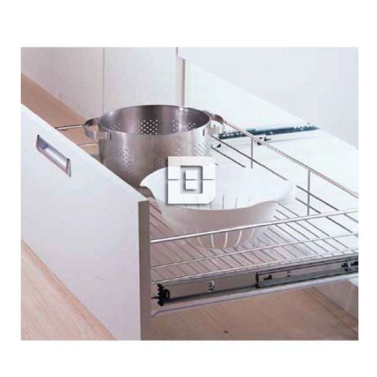 Rổ đựng nồi bắt mặt hộc inox Wellmax DSPTJ088D1