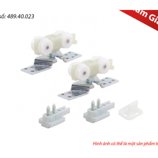 [SALE 25%] Bộ phụ kiện cửa trượt Häfele 100kg/A 489.40.023