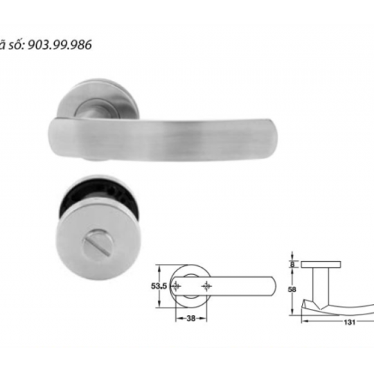 Tay nắm gạt Hafele cho phòng vệ sinh 903.99.986