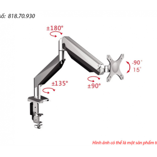 Tay treo màn hình đơn cao cấp Hafele AP1 818.70.930