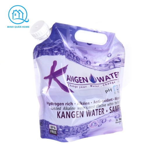 Túi đựng nước Kangen Enagic 5L màu tím | MINHQUANHOME | Túi đựng nước chuyên dụng cho nước điện giải, nước ion kiềm - 5lit