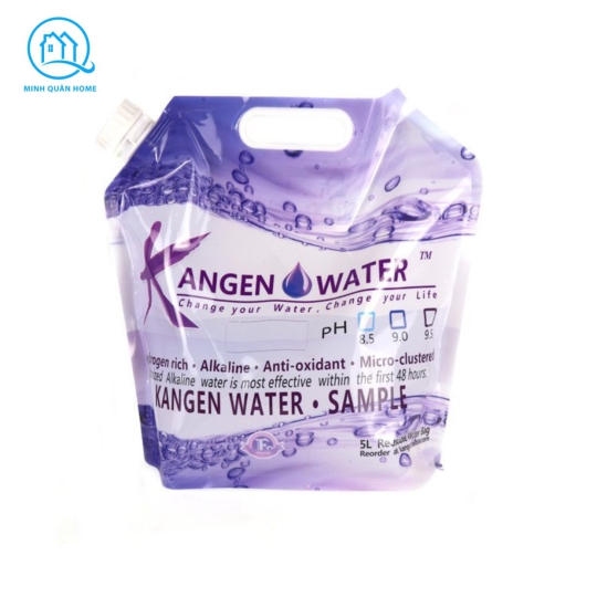Túi đựng nước Kangen Enagic 5L màu tím | MINHQUANHOME | Túi đựng nước chuyên dụng cho nước điện giải, nước ion kiềm - 5lit