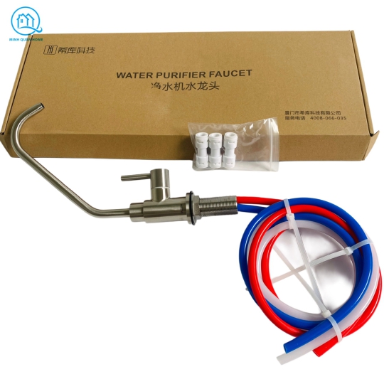 Vòi 3 dây lắp âm cho máy lọc nước điện giải 10mm - Vòi 3 dây lắp âm chuyên dụng cho máy tạo ion kiềm