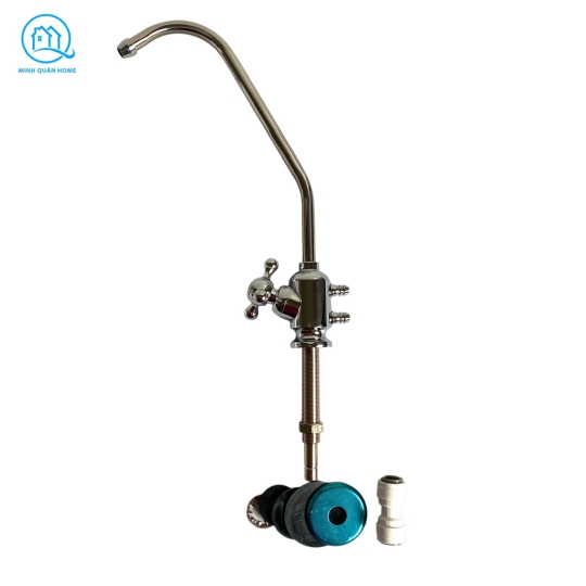 Vòi cổ cao chuyên dụng cho máy lọc nước điện giải ion kiềm - Vòi cấp và uống cho máy lọc nước ion kiềm - Mạ Crom