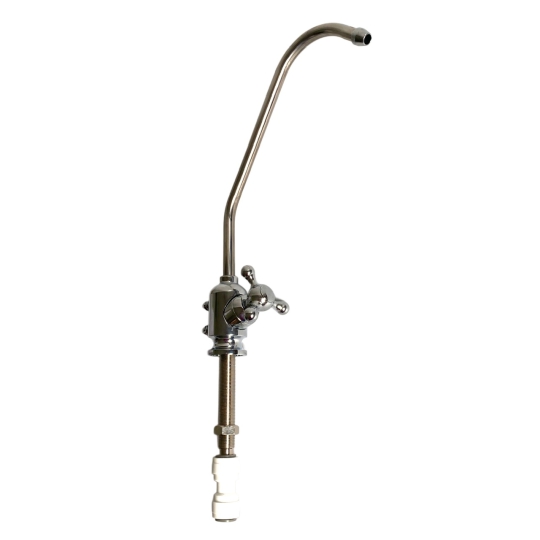 Vòi cổ cao chuyên dụng cho máy lọc nước điện giải ion kiềm - Vòi cấp và uống cho máy lọc nước ion kiềm - Mạ Crom