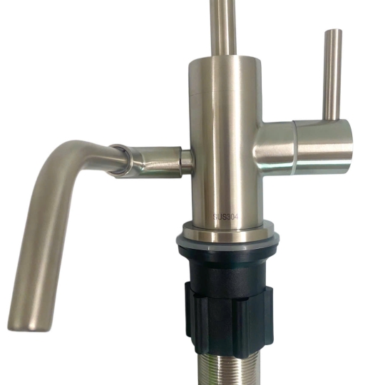 Vòi 4 Dây 10mm Lắp Âm Chuyên Dụng Cho Máy Lọc Nước Điện Giải Ion Kiềm INOX 304 CAO CẤP